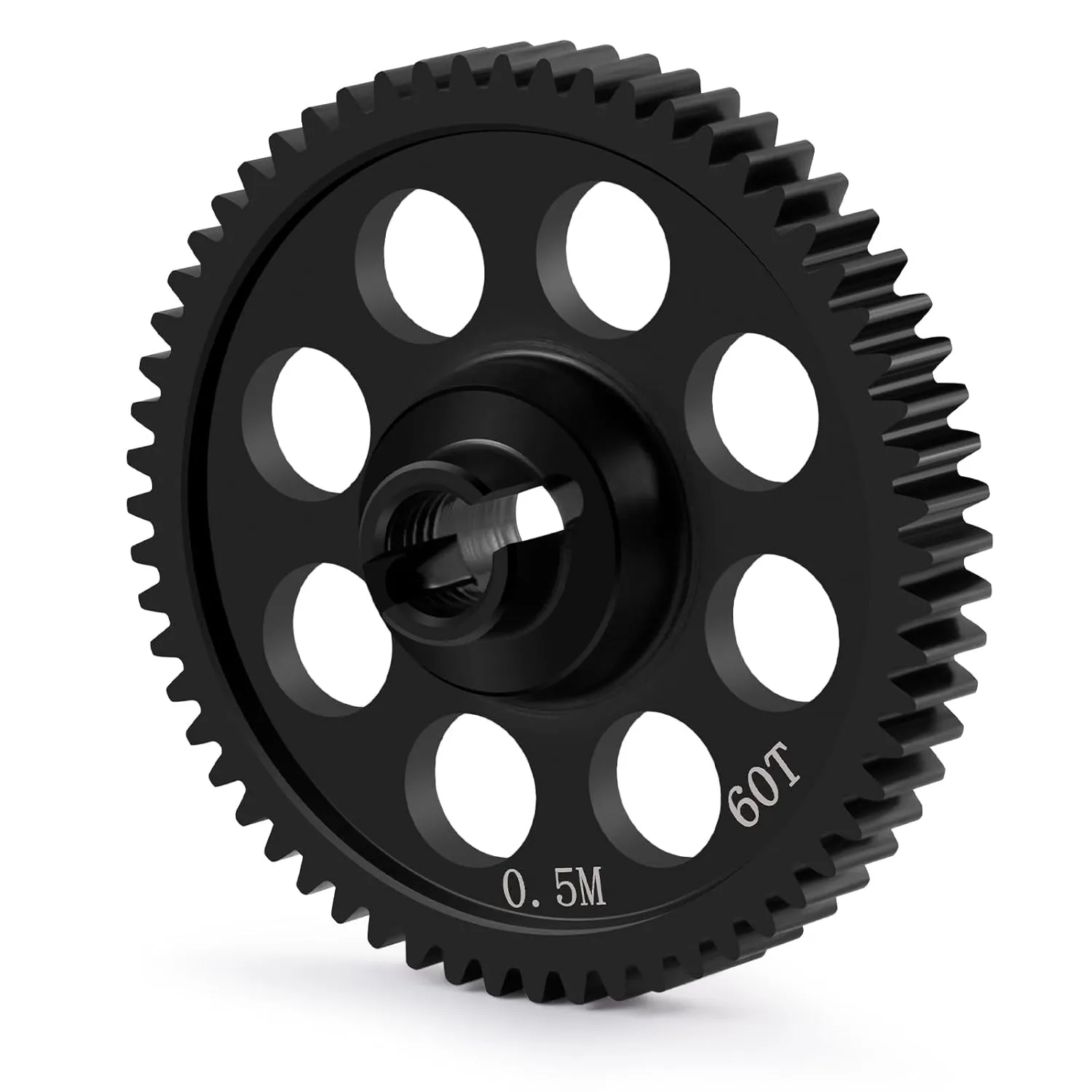 0.5M Direct Drive Spur Gear 60T Steel Boxgear Main Gear for 1/16 1/18 Losi 2WD Mini Drag Mini-T Mini B Brushed/Brushless RC Car