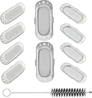 10pcs Replacement Screens Compatible with 2&3 and Mini Plus, Screens Replacement Accessories Parts with Pipe Brush (3D OV Screen-2rd.Gen)