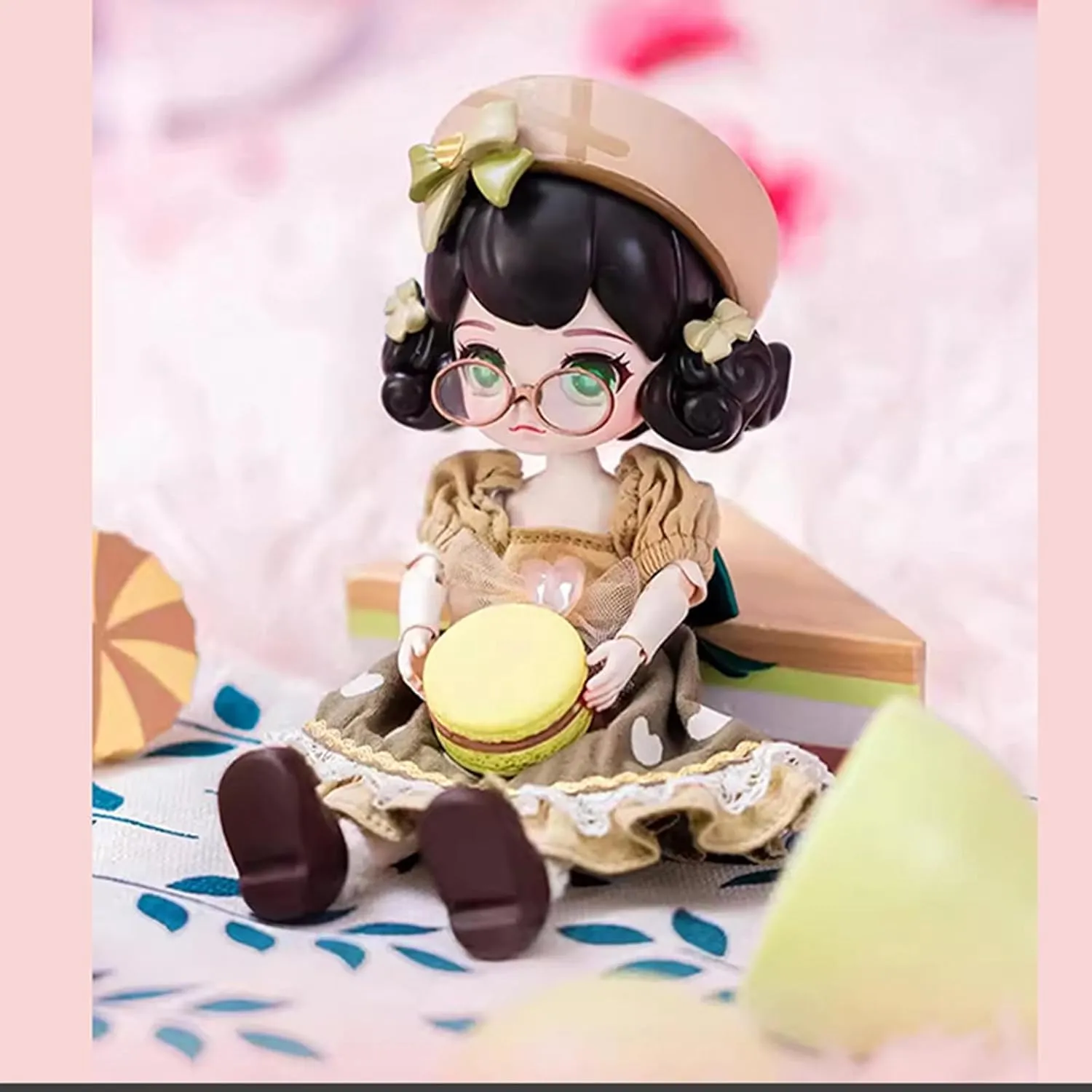 1/12 BJD Dolls Blind Box,Kawaii BJD Dolls KOKOYA Series-The Song of Flowers and Dreams 1/12 Ball Jointed Doll Collectable Action Figure Posable Dress Up Doll for Girls Birthday Gift Toys