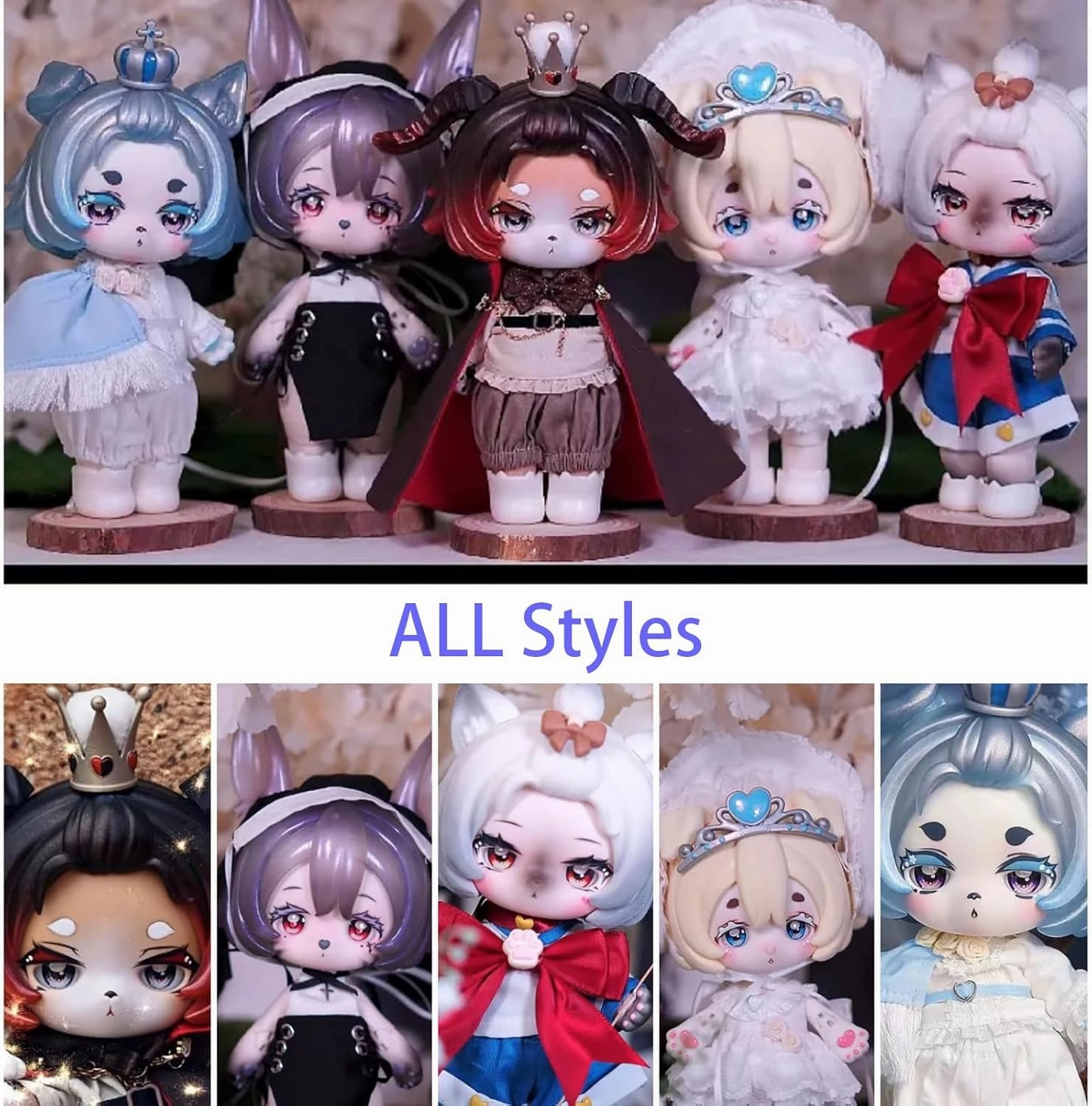 1/12 BJD Dolls Blind Box,Kawaii BJD Dolls Adventure Travel in Another World Ball Jointed Doll Collectab Action Figure Doll for Girls Birthday Party Gift Toys