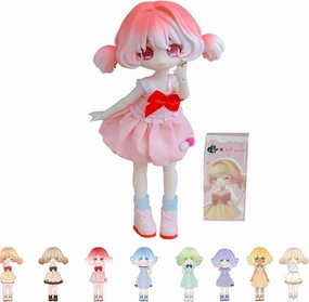 1/12 BJD Dolls Blind Box,Kawaii BJD Dolls UF Fruits Series 1/12 Ball Jointed Doll Collectable Action Figure Posable Dress Up Doll for Girls Birthday Party Gift Toys
