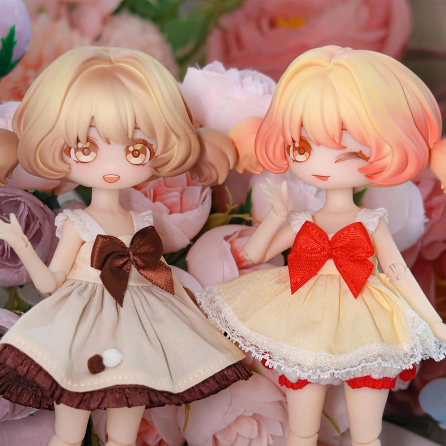 1/12 BJD Dolls Blind Box,Kawaii BJD Dolls UF Fruits Series 1/12 Ball Jointed Doll Collectable Action Figure Posable Dress Up Doll for Girls Birthday Party Gift Toys