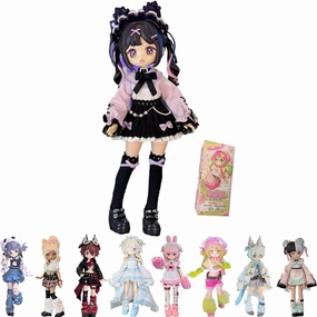 1/12 BJD Dolls Blind Box,Kawaii BJD Dolls Unique Girl Series 1/12 Ball Jointed Doll Collectable Action Figure Posable Dress Up Doll for Girls Birthday Party Gift Toys