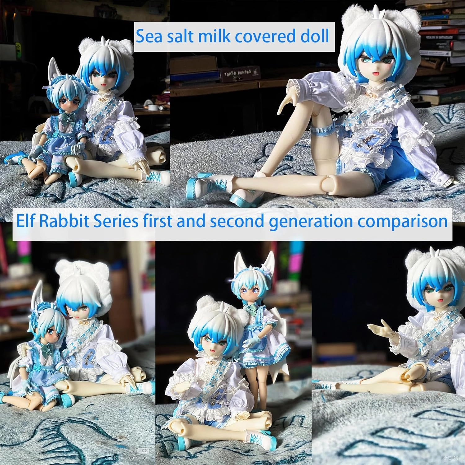 1/5 BJD Dolls Blind Box,Kawaii BJD Dolls Tea Drinks Plus Series 1/5 Ball Jointed Doll Collectable Action Figure Posable Dress Up Doll for Girls Birthday Party Gift Toys