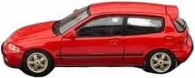 1:64 for Honda Civic (EG6) Sir-S Milano Red Diecast Model Car Collection Souvenir
