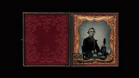 1/6 Ambrotype Civil War Soldier with Shako