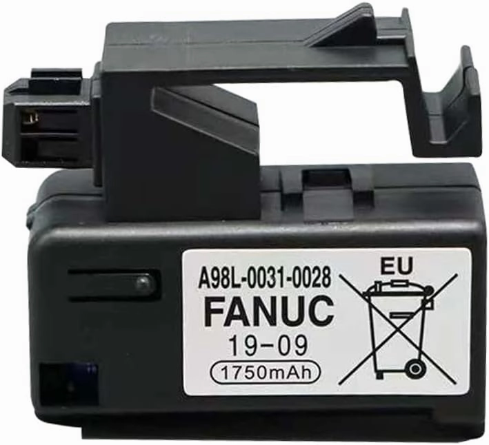 1Pc 3V 1750mAh A98L-0031-0028 PLC Battery Lithium Replacement for FANUC A02B-0309-K102 Part NO A98L-0031-0028 CNC Machine Controler Battery