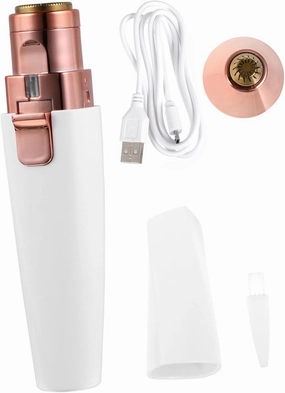 1pc Electric Eyebrow Trimmer for Women Portable Hair Remover Cutter USB Rechargeable Personal Care Device for Painless Eyebrow Shaping Lightweight and Noise-reducing