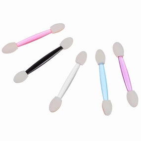 250pcs Double-ended Eyeshadow Sponge Applicators Dual Sides Makeup Brushes for Precise Application Soft Smooth Tips for Travel Parties Daily Use