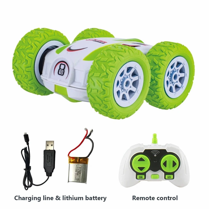 2.4GHz Mini RC Stunt Car with Double-Sided Flips