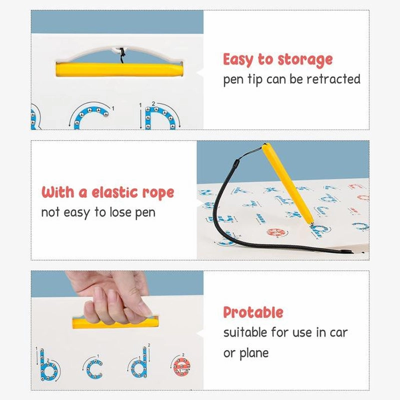 2-in-1 Double Sided Magnetic Alphabet Edition