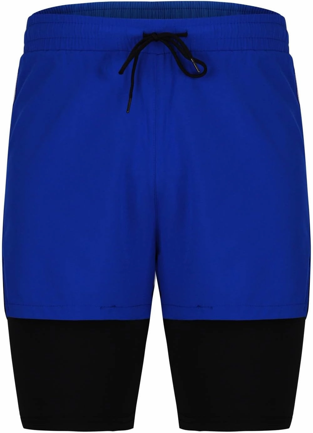 2 in 1 Running Shorts for Men Workout Gym Athletic Shorts Quick Dry Lightweight Training Shorts with Pockets Joggers
