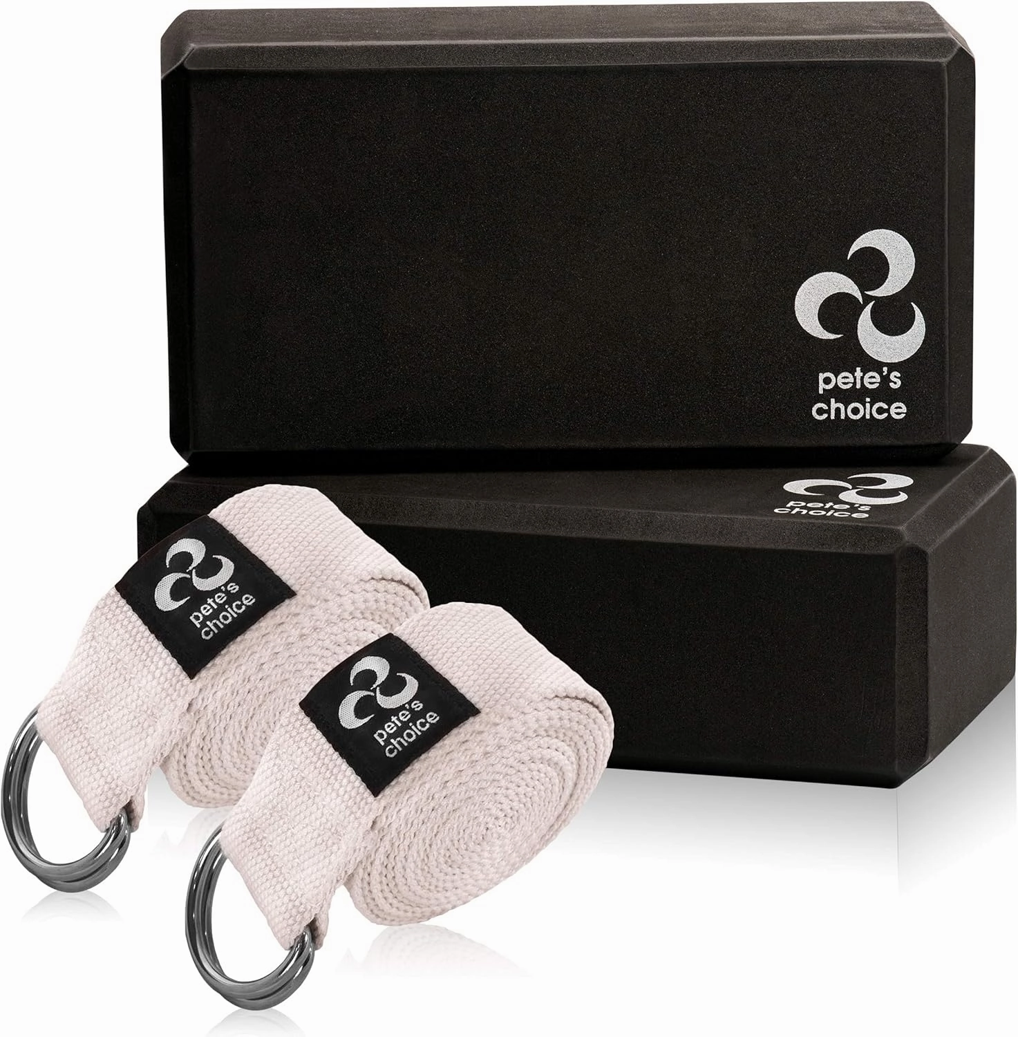 2-PACK or 5-PACK Yoga Exercise Adjustable Straps 8Ft | BONUS eBook | with Durable D-Ring For Pilates & Gym Workouts | Hold Poses, Stretch, Improve Flexibility & Maintain Balance