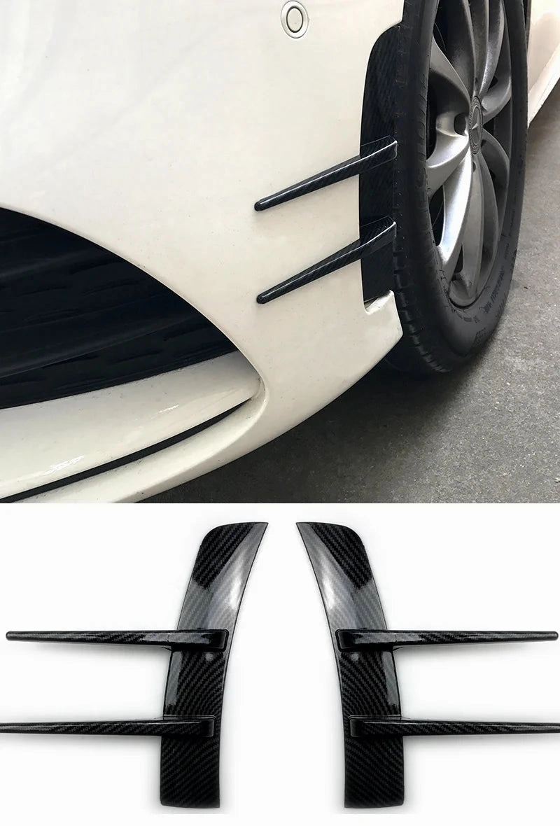 2Pcs For Benz A-Class A180 A200 A220 Front Bumpers Lip Air Vent