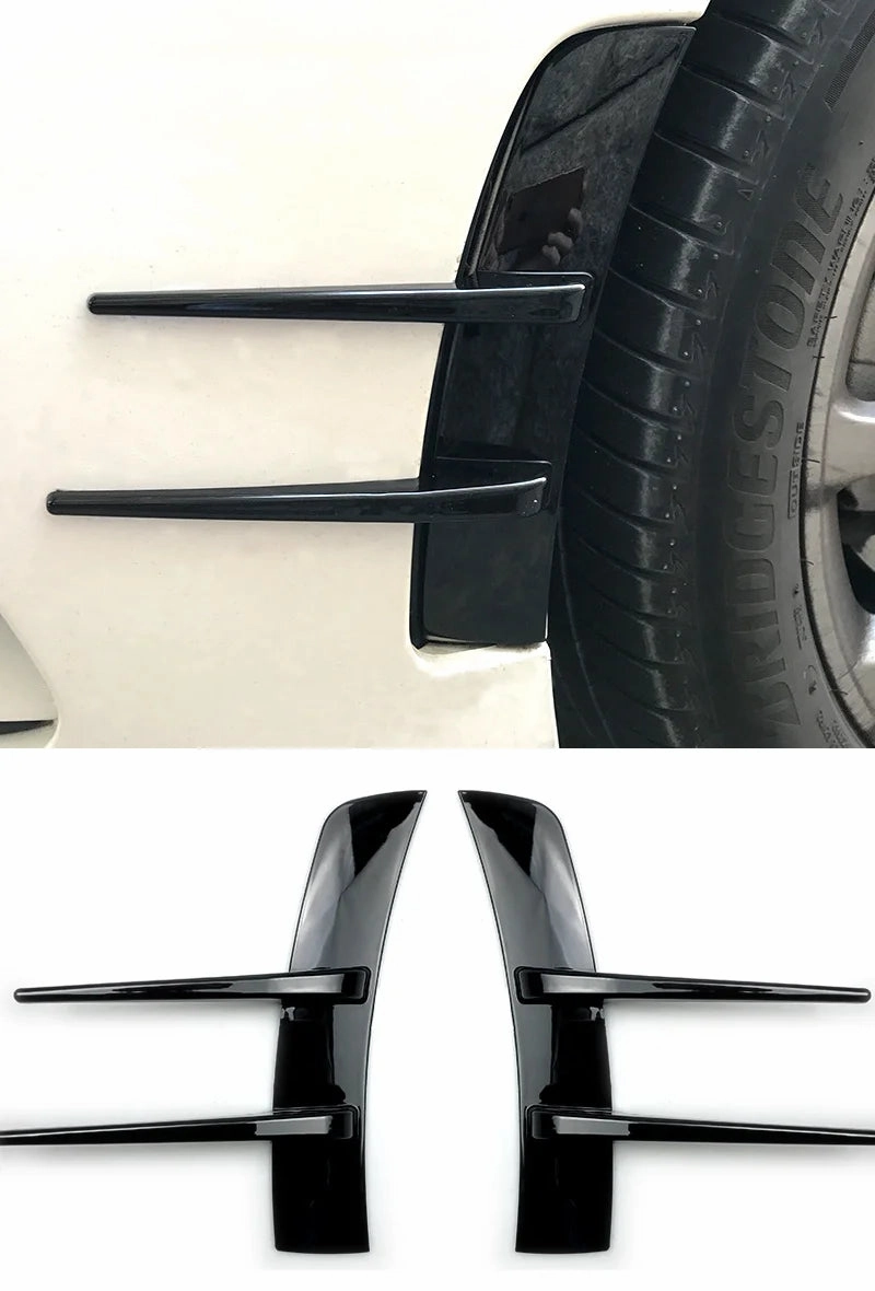 2Pcs For Benz A-Class A180 A200 A220 Front Bumpers Lip Air Vent