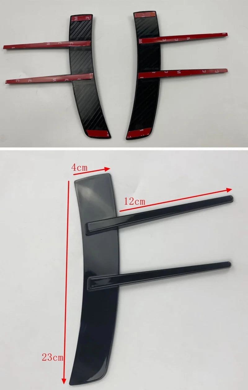 2Pcs For Benz A-Class A180 A200 A220 Front Bumpers Lip Air Vent