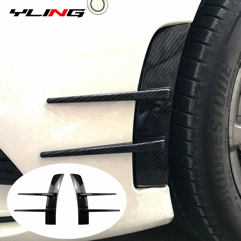 2Pcs For Benz A-Class A180 A200 A220 Front Bumpers Lip Air Vent