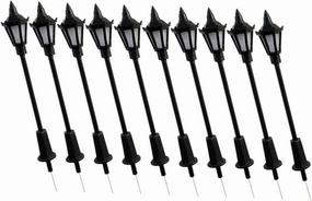 30 pcs Scale House Lights Table Accessories for Mini House Adornment and Scene Creation