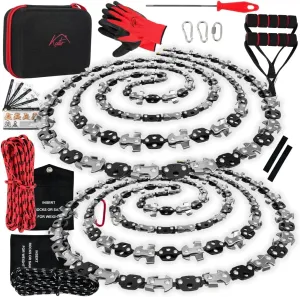 48 Inch High Reach Tree Limb Chain Saw Kit and Extra 48 Inch Chain