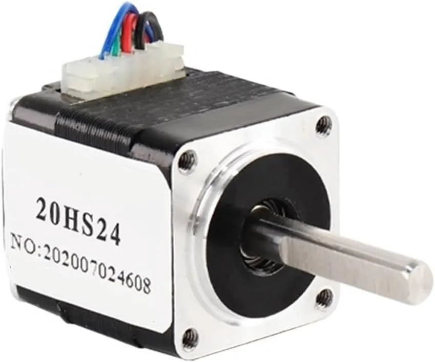 5 Pcs Mini Motor 2 Phase 8 Stepper Motor H24mm 12mN.m 0.8A 1.8 Degree 20HS24 for 3D Printer Stepper Motor