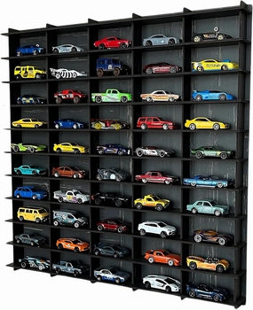 50 Car 1/64 Model Car Display Case, Toy Car Storage Organizer, Cars Storage Showcase, Wall Display Case, 1/64 Display Case with Shelves, Wall Mounted Display Case,Toy Car Organizer