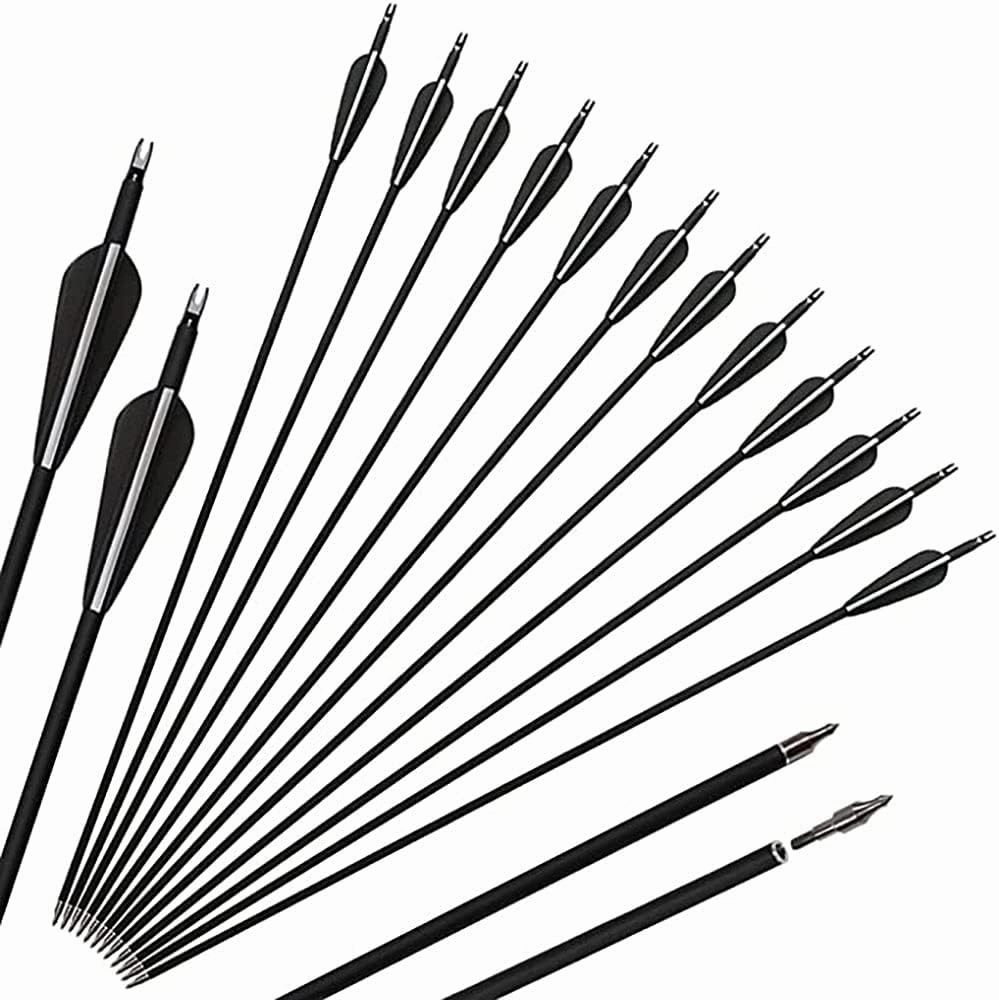 56" Takedown Recurve Bow and Arrows Set for Adults Right Hand Archery Kit Metal Riser Hunting Bow for Shooting Practice 30-50lb