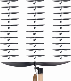 6-Inch Plastic Propellers, 30-Pack – Build Rubber Band Powered Planes, Helicopters, and Projects - Mounts onto Craft Sticks or Balsa Wood