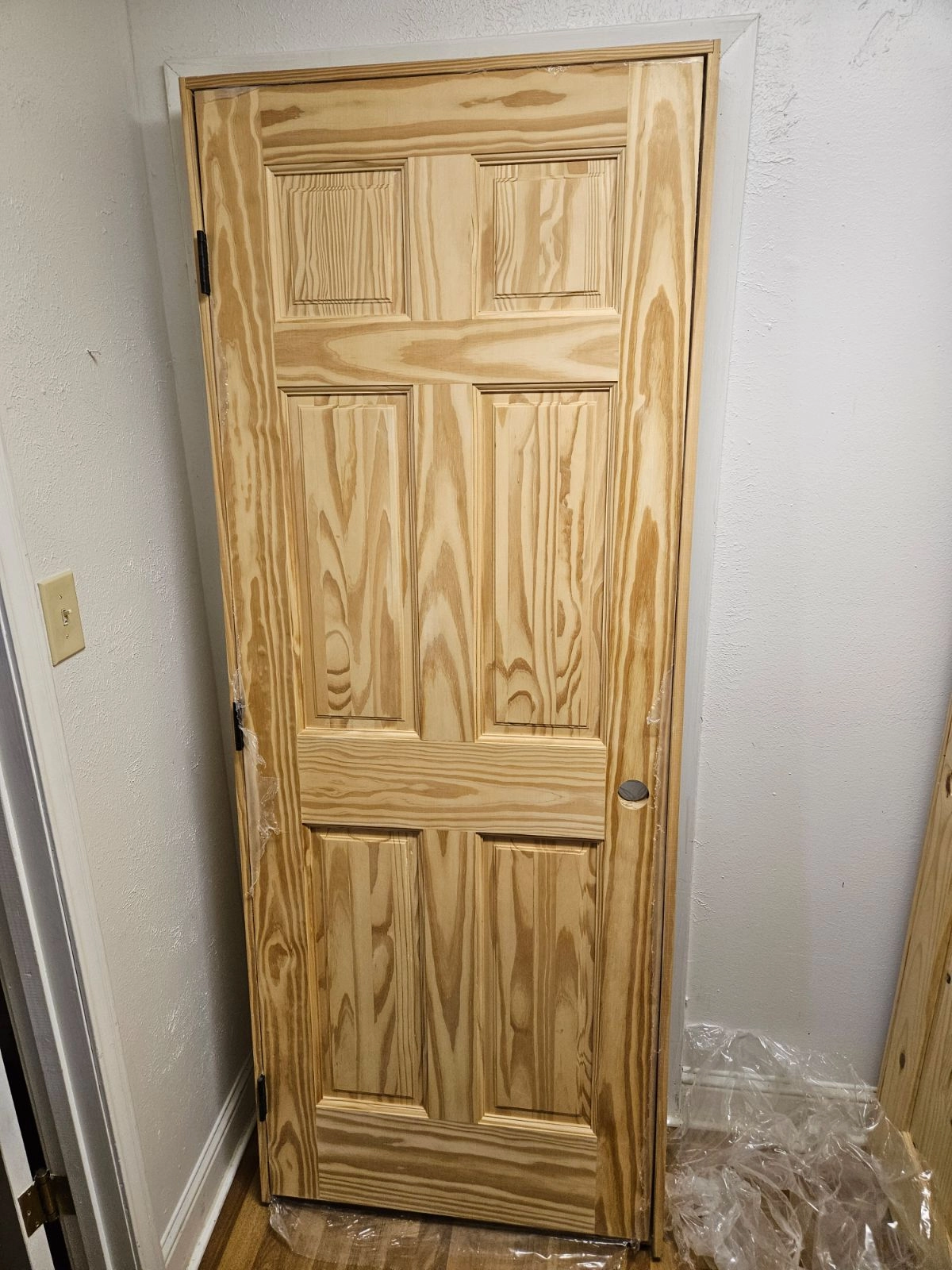 6-panel Unfinished Solid Pine Interior Door - KD