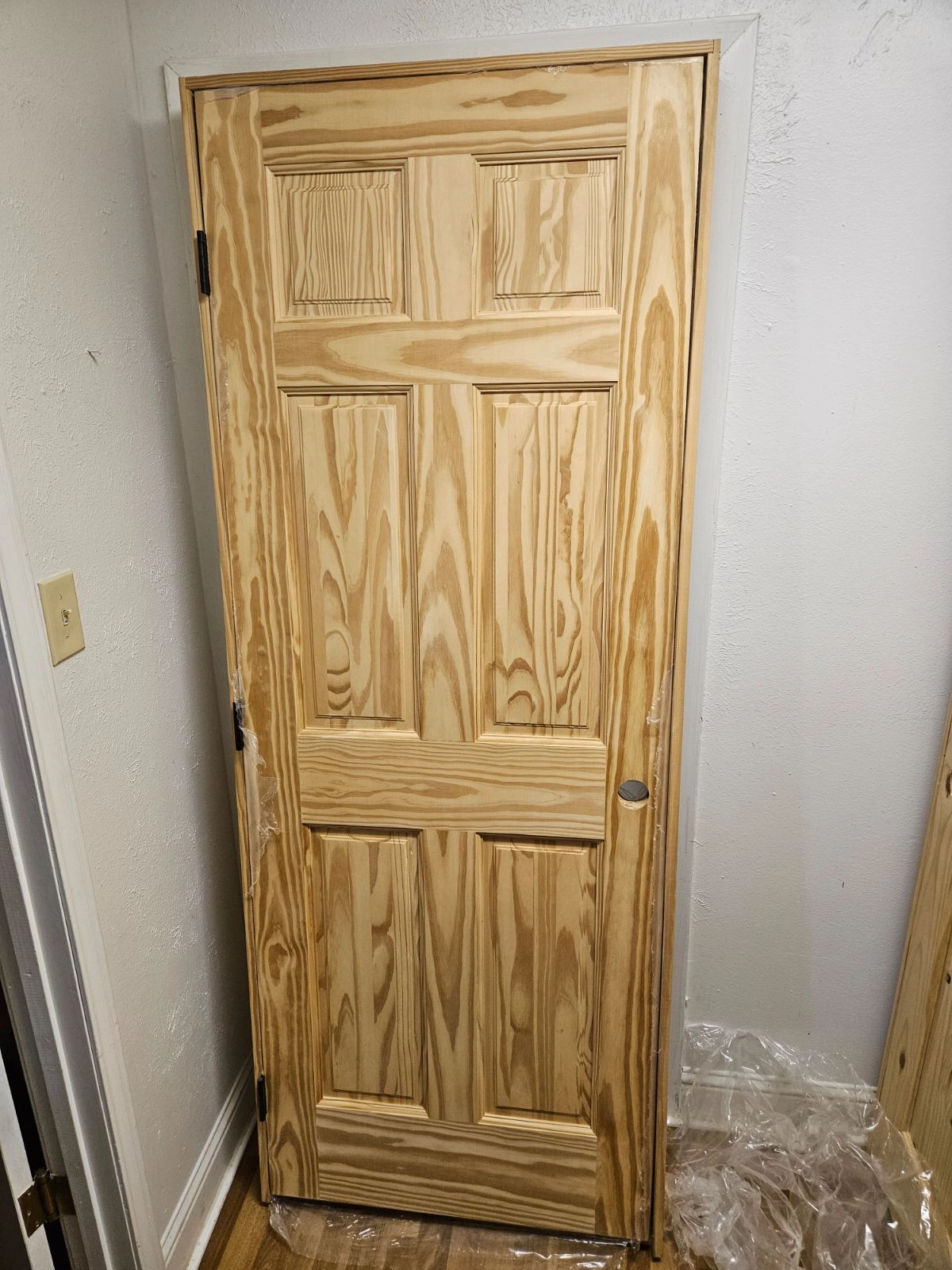 6-panel Unfinished Solid Pine Interior Door - KD