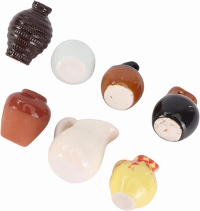 7pcs Miniature Random Color Styles for Landscape Decor Dollhouse Accessories and Home Decoration for Mini Scene Props and Collectibles