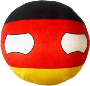 8-Inch Countryball Plushie – Soft and Cute National Ball Toy – Collectible Gift for Fans, Kids, and Plush Enthusiasts (7.Germany)