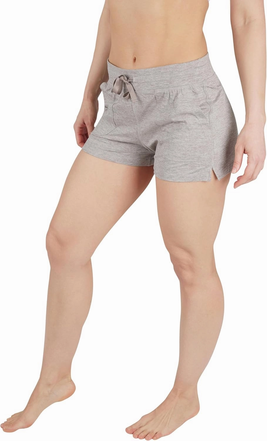 90 Degree By Reflex Lightweight Lounge Heather Shorts Drawstring Casual Summer Sleep Short Shorts for Women