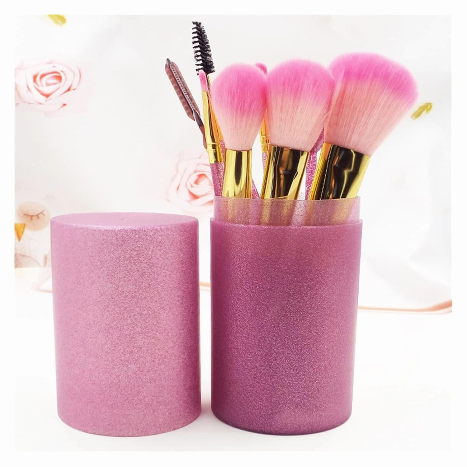 9pcs Makeup Brush Set Glitter Shinny Crystal Foundation Blending Power Face Cosmetic Beauty Make Up Tool