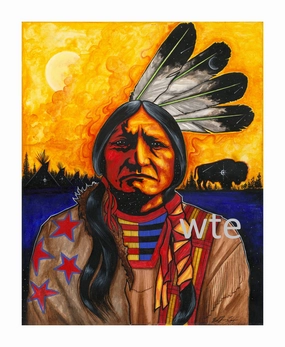 (Fine Art Print) Sitting Bull #1