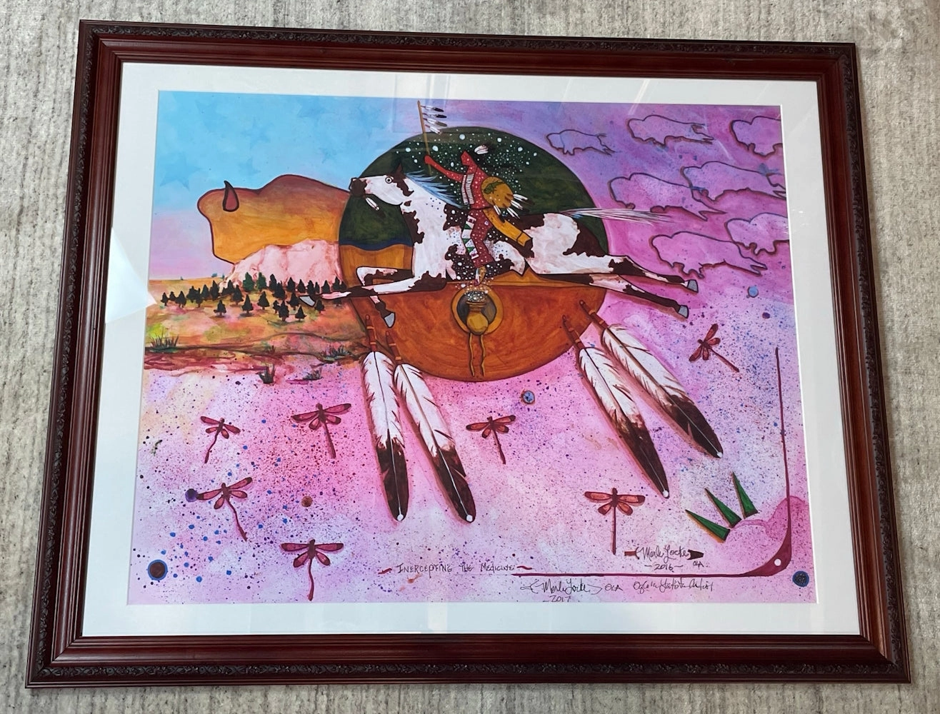 (Fine Art Prints) Intercepting the Medicine