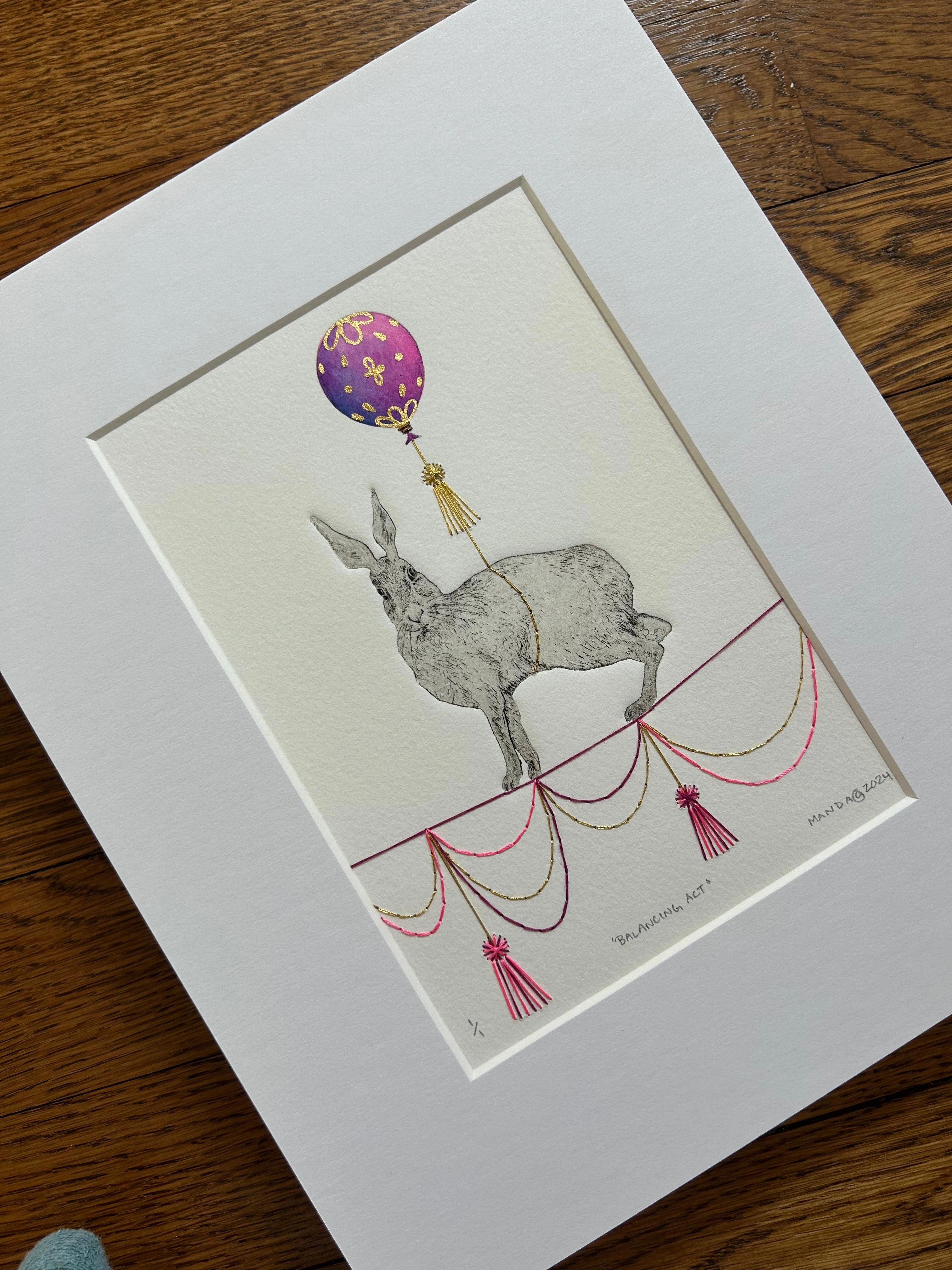"Balancing Act" - 5x7