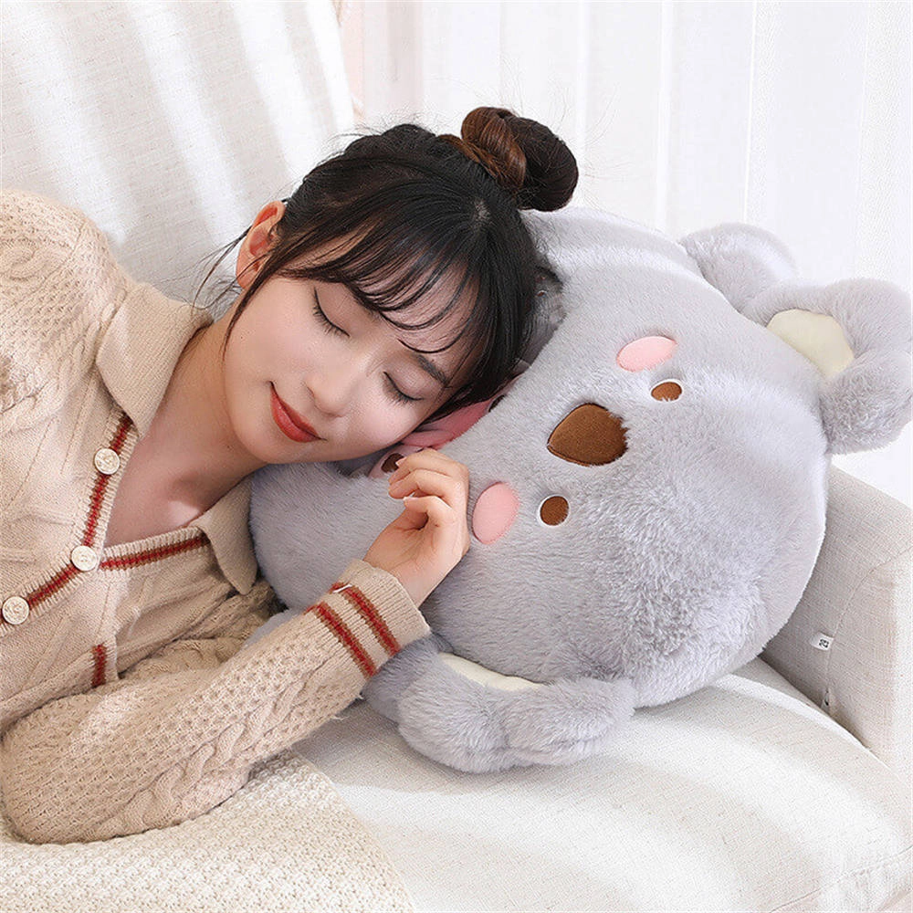A Bag of Kawaii Koala Throw Pillow Plush Toys Stuffed Doll