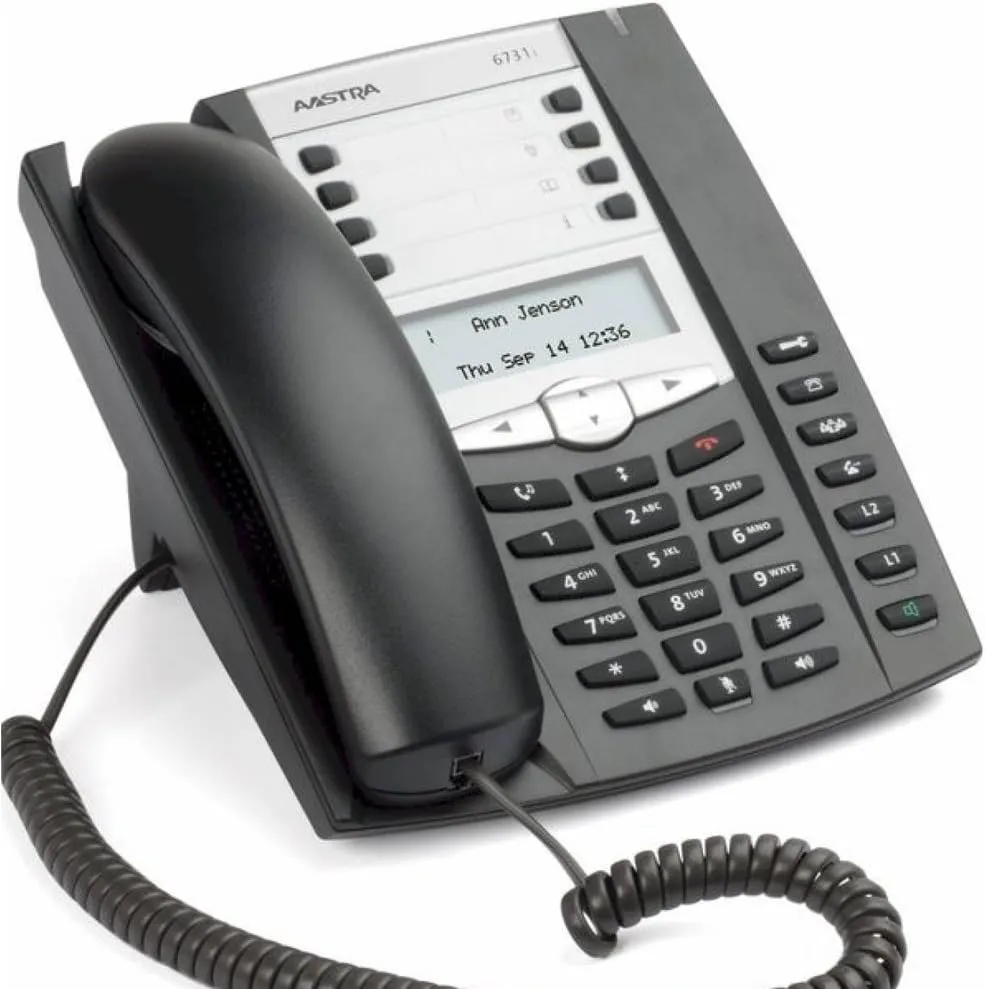 Aastra 6731i IP Phone Power Supply Not Included
