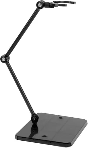 Action Figure Stand, Support Holder for 6 Inch Model 10 Sets Flexible Stable Display with ABS Plastic Construction for Dolls and Collectors (Black)