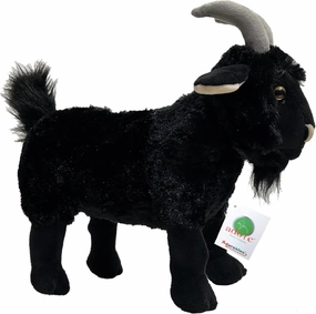 Adore 15" Renegade The Black Goat Plush Stuffed Animal Toy