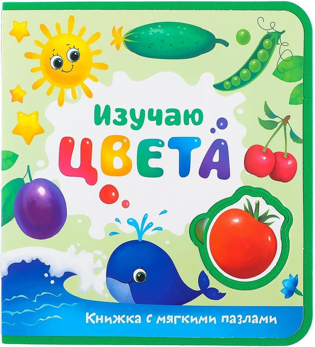 AEVVV Educational Russian Board Book to Learn Colors - Russian Books Learn Russian Alphabet Flash Cards - Learning Colors Book in Russian Language - Matching Color Puzzle