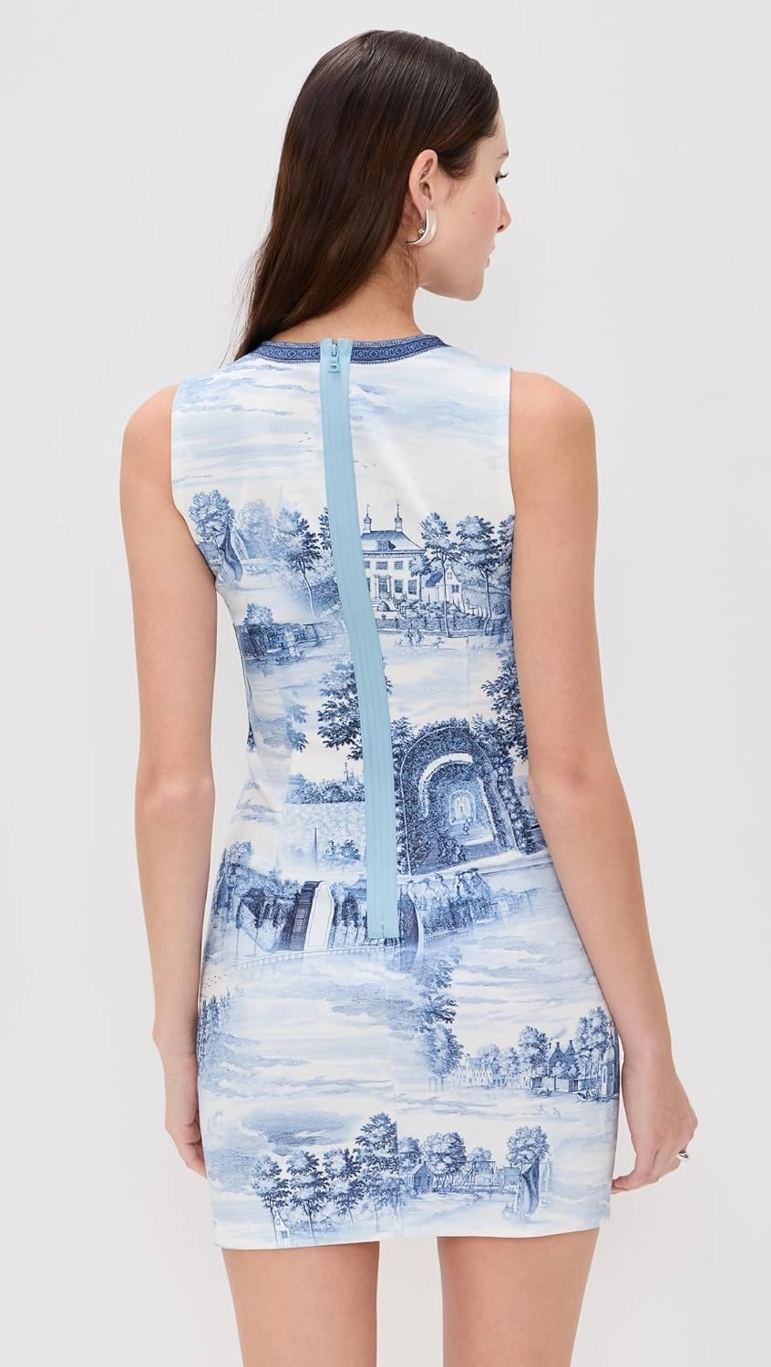 alice   olivia Women's Wynell Fitted Mini Dress