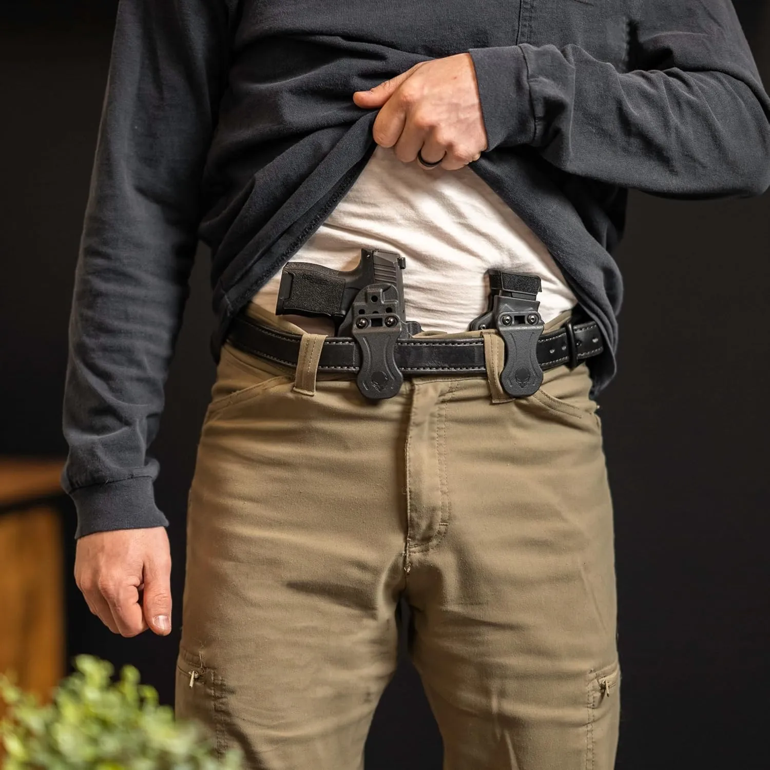 Alien Gear Photon Mag Carrier - Adjustable Cant, Retention, Ride Height - IWB/OWB Magazine Holder - Sidecar - Mag Holder, Tactical Mag Pouch - Made in The USA