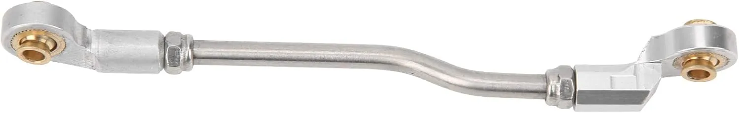 Aluminum Link Rod, Anti Collision Flexible RC Car Link Rod for Axial SCX10 III RC Model Car (Silver)