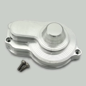 Aluminum Rear Main Gear Cover Silver for Losi Mini-T 2.0 Mini-B LOS211016