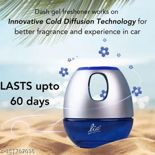 AM0795 Lia Voilet Petals Enliven Gel Car Air Freshener 45gm