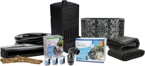 Aquascape 53069 Pondless Deluxe Waterfall Kit with 26 Feet Stream, Black