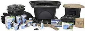 Aquascape Large Deluxe Pond Kit 21 x 26 with AquaSurge 4000-8000 Adjustable Flow Pond Pump | 53067