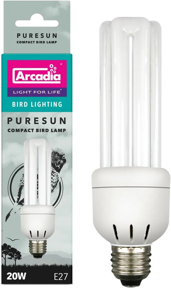 Arcadia Puresun Replacement Compact Bird Lamp-20 Watt