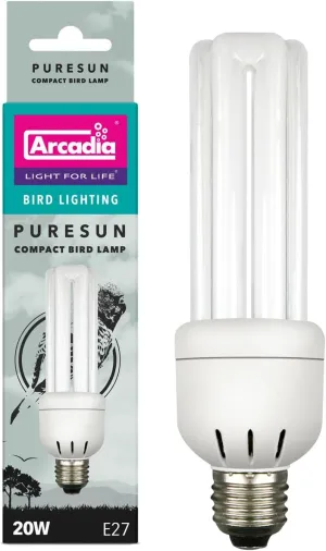 Arcadia Puresun Replacement Compact Bird Lamp-20 Watt